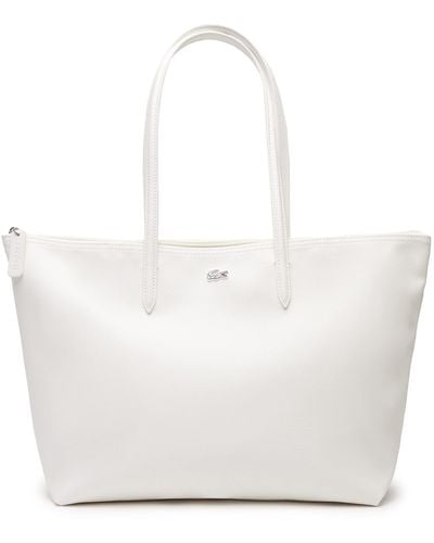 Lacoste Tote Bag L.12.12 Concept Farine - White