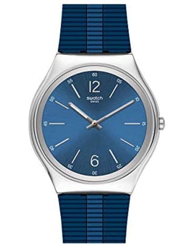 Swatch Essentials Bienne by Day horloge SS07S111 - Blau