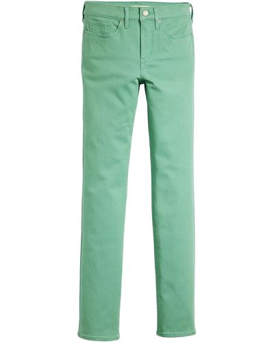 Levi's 314tm Shaping Straight Jeans Vrouwen - Groen
