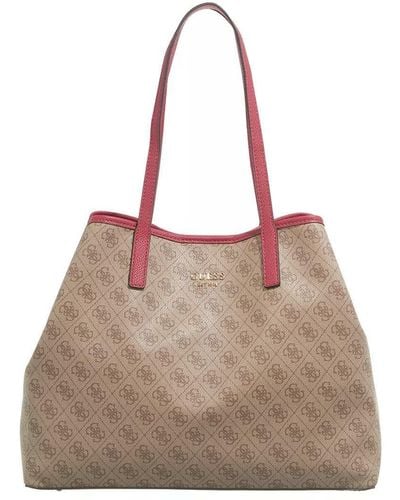 Guess Vikky Large Tote - Marrone