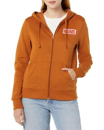 Amazon Essentials French Terry Fleece Full-Zip Hoodie Kapuzen-Sweatshirt - Orange