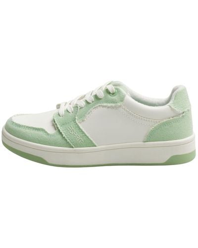 Esprit Sneakers en similicuir - Vert