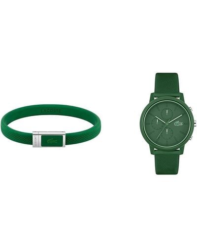 Lacoste 2011245 Bracelet en Silicone pour Collection - Vert