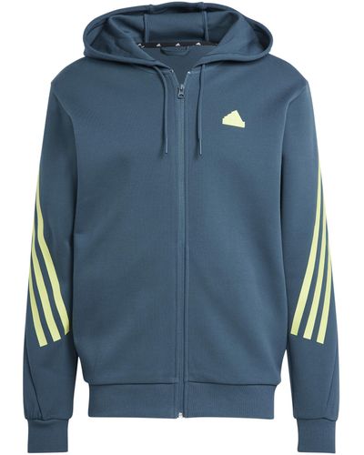 adidas Originals Sweatshirt Van Het Merk Model M Fi 3s Fz - Blauw