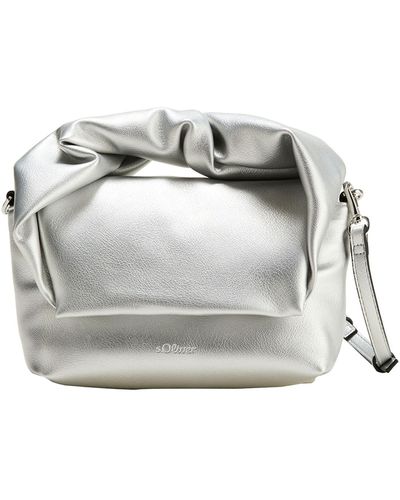 S.oliver Handbag White - Mettallic