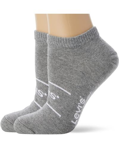 Levi's Sport Low Cut Socks Trainer - Grey