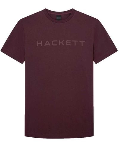 Hackett Essentia Short Seeve T-shirt - Purple