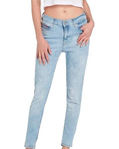 Tommy Hilfiger MID RISE SKINNY NORA HWLT Straight Jeans - Blau