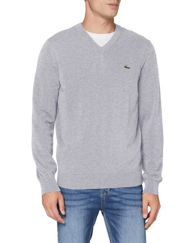 Lacoste Pull Hiver ah0844 Gris H 6 - Multicolore