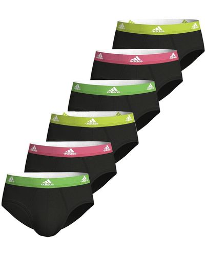 adidas Active Flex Cotton - Slip/Unterhose - 6er - Grün