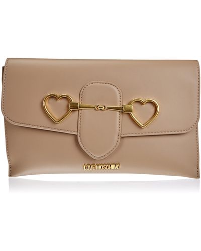 Love Moschino Borsa A Spalla Shoulder Bag - Natural