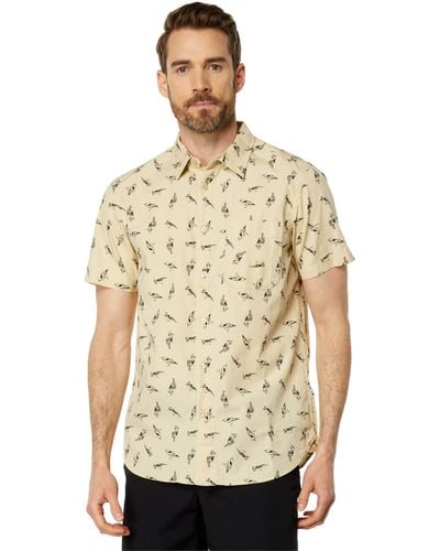 The North Face Baytrail Pattern Button-down Short-sleeve Shirt - Natural