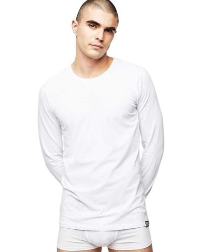 DIESEL Jody Longsleeve T-Shirt Pyjama-Oberteil - Weiß