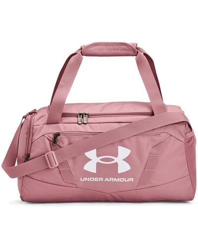 Under Armour Undeniable Duffle Bag Holdall Gym Pink Elixir One Size