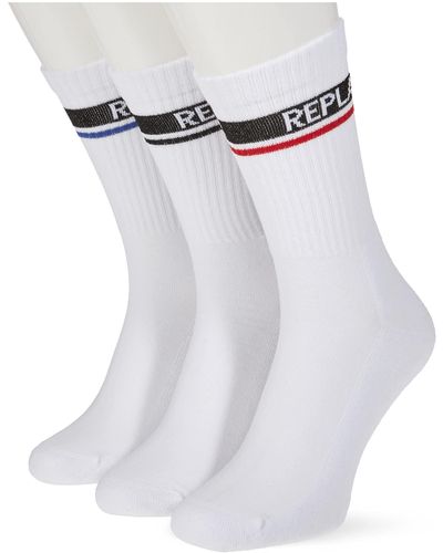 Replay Ten-2-Leg Socken - Weiß