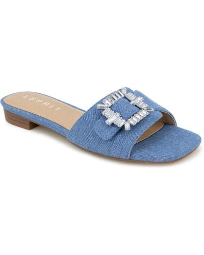 Esprit Averie Sandale Glissante - Bleu