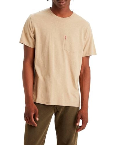 Levi's Ss Classic Pocket Tee T-shirt - Naturel