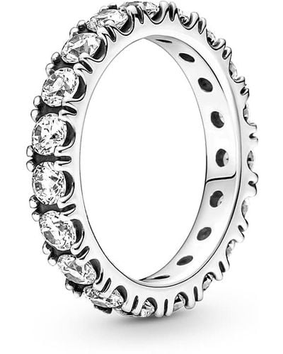 PANDORA Sprankelende Rij Eternity Ring - Metallic
