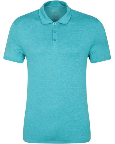 Mountain Warehouse Polo-T-Shirt mit Streifen - T-Shirt mit - Blau