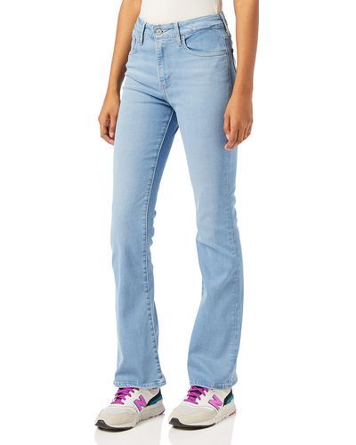 Levi's 725 High Rise Bootcut Jeans in Blue | Lyst UK