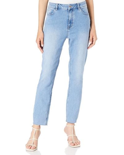 Tom Tailor Mine to five Kate Skinny Jeans mit Fransen 1026224 - Blau