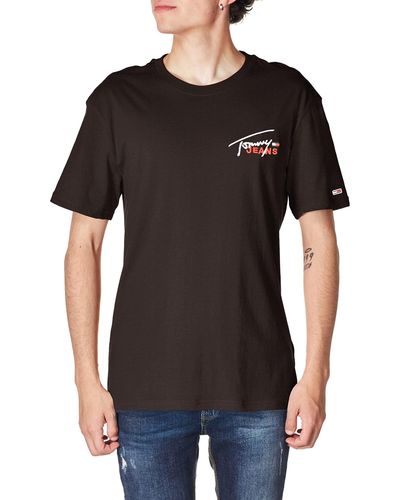 Tommy Hilfiger Relaxed T-shirt with signature logo - Size - Schwarz