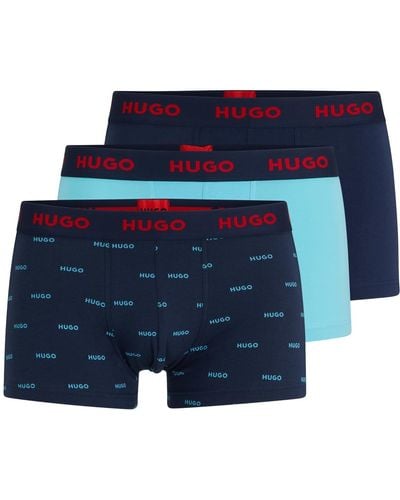 HUGO Trunk Triplet Design - Blau