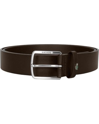 Lacoste RC4067 Leather Goods Belt - Braun