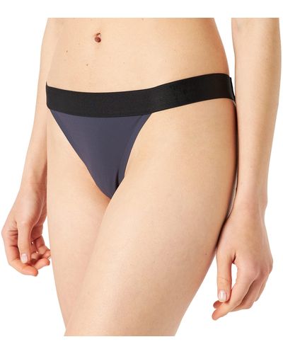 Sloggi Shore Tropical Gar Tanga Bikini-Unterteile - Schwarz