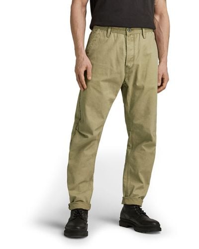 G-Star RAW Grip 3D Relaxed Tapered Pantaloni Uomo - Verde