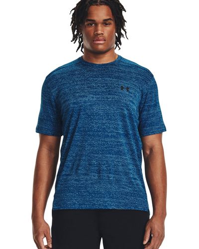 Under Armour S Tech Jacquard Short Sleeve T-shirt Blue S