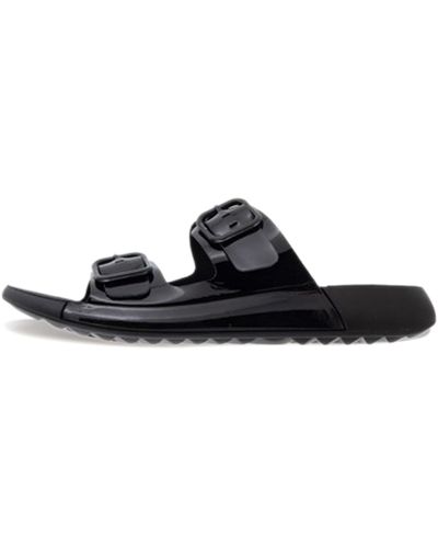 Ecco Cozmo Two Band Buckle Sandal Size - Black