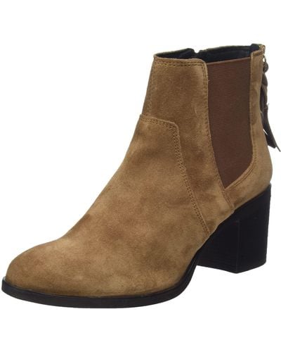 Geox D NEW ASHEEL C ANKLE BOOTS BROWN_39 EU - Marrone