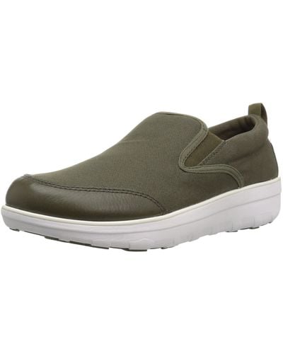 Fitflop Loaff Skate In Canvas Trainer - Black