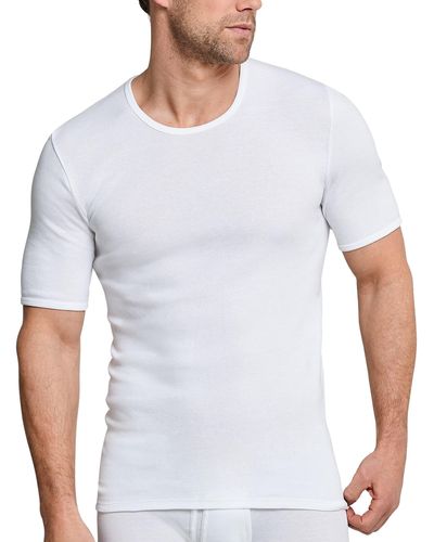 Schiesser Jacke 1/2 Unterhemd - Weiß