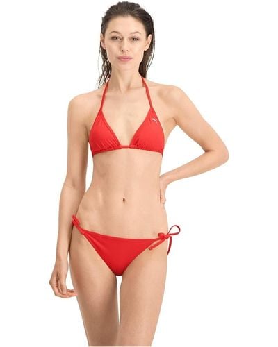 PUMA Triangle Bikini Top - Red