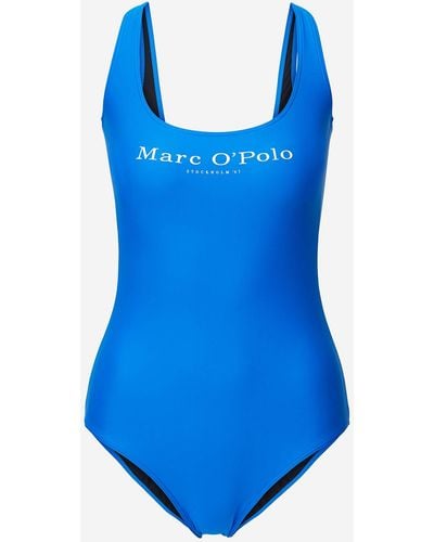 Marc O' Polo Body & Beach Beach W-Beachsuit Badeanzug - Blau