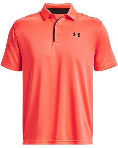Under Armour Tech Golf Polo Shirt Short-sleeved, - Pink