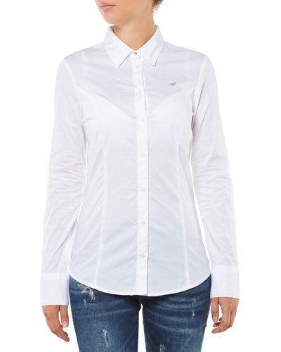 Guess Ls Odelia Blouse - - Xs - Wit