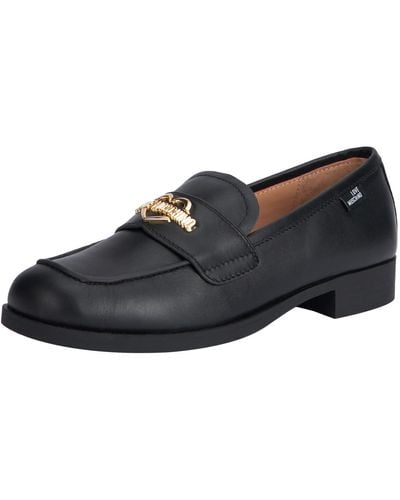 Love Moschino Ja10162g1i Driving Style Loafer - Black