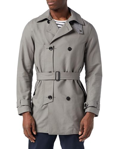G-Star RAW Double Breasted Trenchcoat - Grijs