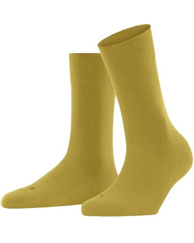 FALKE Socken Sensitive London W SO Baumwolle mit Komfortbund 1 Paar - Grün