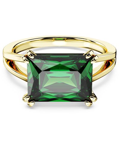 Swarovski Anillo De Cóctel Matrix 5677150 Verde - Groen