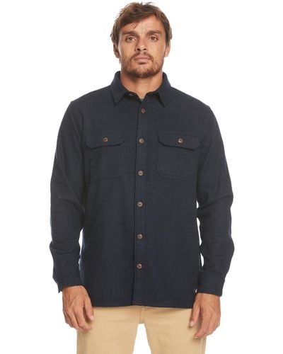 Quiksilver Long Sleeve Shirt for - Langärmliges Hemd - Männer - XL - Blau