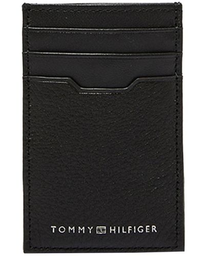 Tommy Hilfiger Th Downtown Tri-fold Wallet - Black