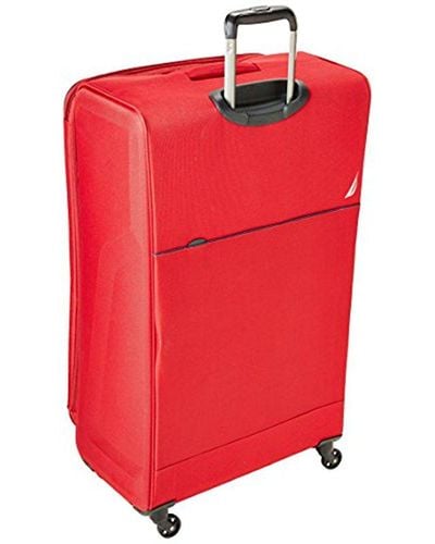 Nautica Gennaker 33 Inch Expandable Luggage Spinner - Red