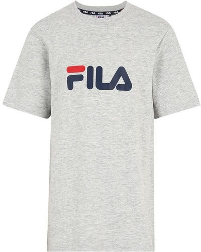 Fila Logo Solberg Classic T-Shirt - Grigio