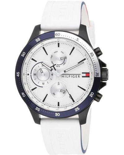 Tommy Hilfiger Horloge Met Meerdere Wijzerplaten - Wit