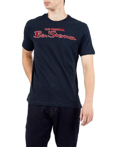 Ben Sherman T-shirt 'signature' - Blau