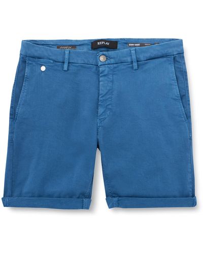 Replay Benni Jeans-Shorts - Blau